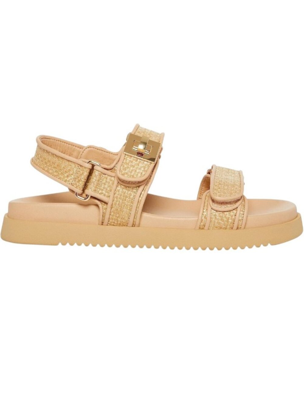 Steve Madden Women's Mona Sandal, Raffia, 8.5 NIB